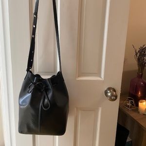 Mansur Gavriel Black Bucket Bag